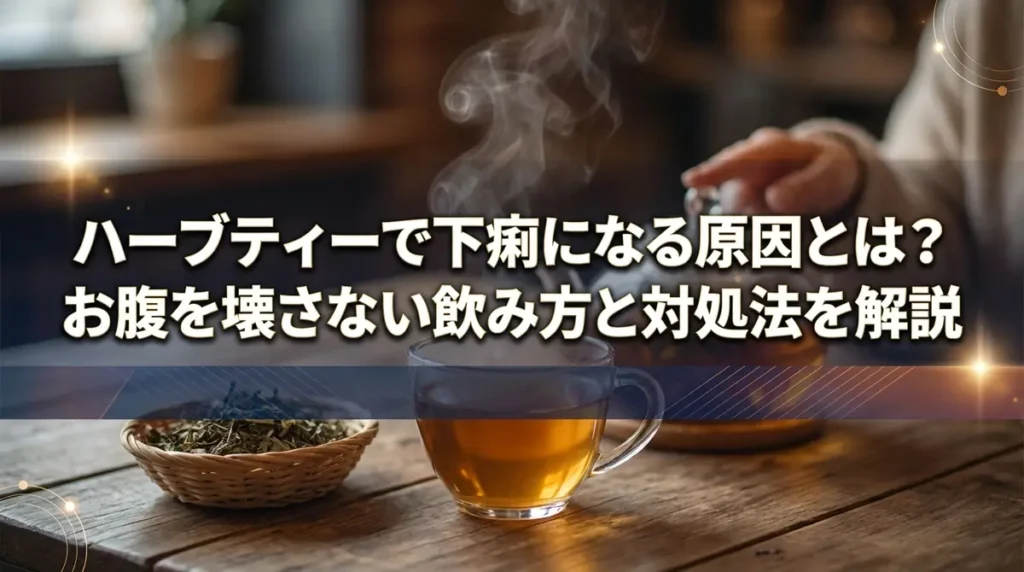 ハーブティーで下痢になる原因とは？お腹を壊さない飲み方と対処法を解説